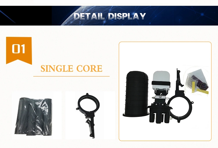 24 Core IP 65 Dome Type Vertical FTTX Box Fiber Optic Splice Closure